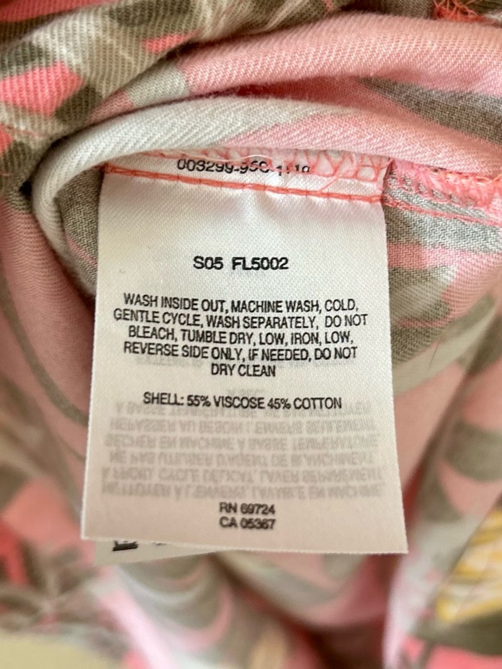 Columbia Pink Tropical Floral Tank Dress with Tie Size Medium-Above Knee - Picture 6 of 7